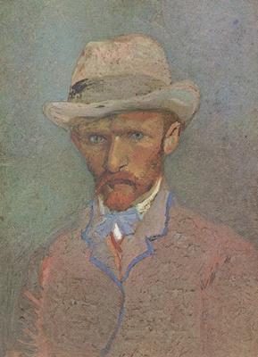 Vincent Van Gogh Self-Portrait with Grey Felt Hat (nn04) Spain oil painting art
